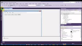 Simple Web Browser C# Microsoft Visual Basic 2012 (Part -1)