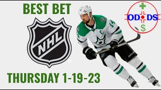 Plus Money Odds NHL Best Bets For Tonight, 1/19/23 | Free Betting Preview, Picks, Tips, & Selections