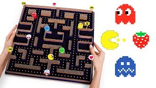 DIY PACMAN Game From Cardboard + Arcade Games Quiz!