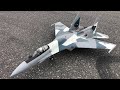 Freewing SU-35 FLATSPIN FLIGHT Twin 70mm EDF Thrust Vectoring Jet