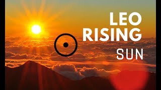 Leo Rising Chart Ruler: Sun!