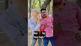 Rose 🌹 Day  || Day 1 For couple's Funny video 🤷 #shorts #funny #roseday