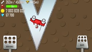 Hill Climb Racing CAVE 4415m with JEEP 😱 | GamePlay