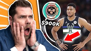 Watch Expert Critiques NBA Players' Watches (Steph Curry, Giannis, Kyrie Irving...)