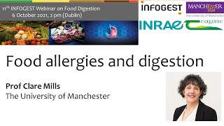Food Allergies and Food Digestion; 11th International INFOGEST Webinar on Food Digestion