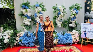 My wife and sister attended a Khmer wedding reception in Palang Village