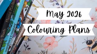 May 2026 Colouring Plans