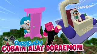 Aku Cobain Alat Ajaib Doraemon Di Minecraft Bareng Adek!