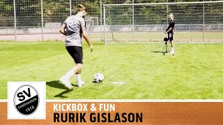 Wer schießt schärfer? | Speed-Challenge vs. Rurik Gislason | SV Sandhausen | Kickbox