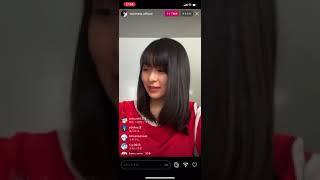 森七菜　インスタライブ