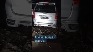 pasang body kit avanza old #avanza #shorts