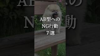 AB型へのNG行動7選！#恋愛占い #恋愛診断 #血液型占い #shorts