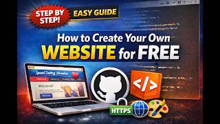 How to Create Your Own Website for FREE with HTML & GitHub Pages – Step by Step Tutorial 2026