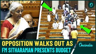 Budget 2025: Massive Protests Erupt as FM Sitharaman Presents Budget, Opposition Raises Kumbh Death