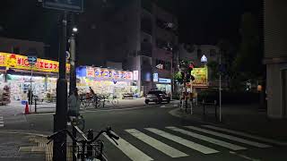 Osaka| Tengachaya town night time street walk July 2024