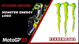 Motogp 20 Sticker Tutorial Monster Energy Logo