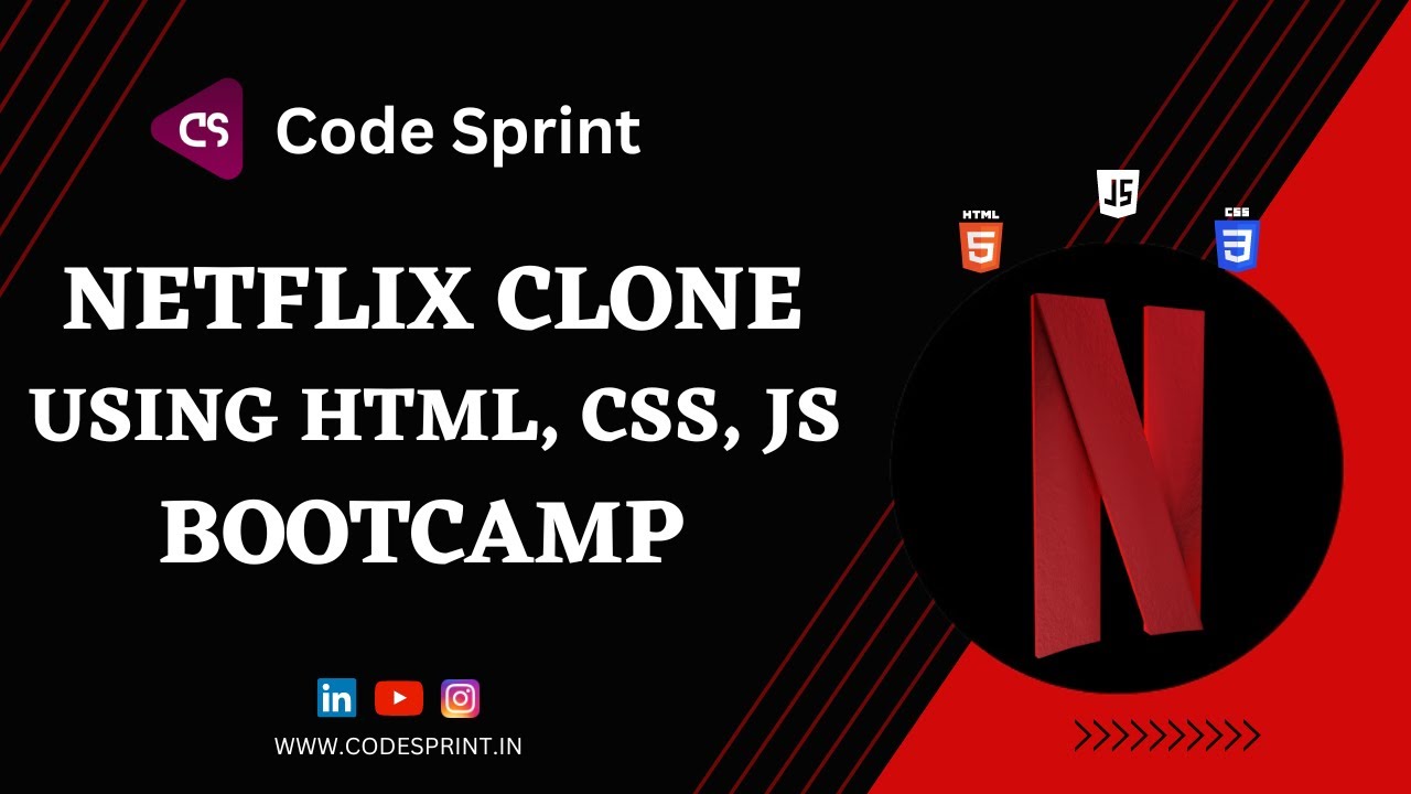 Netflix Clone Using HTML, CSS, And JS | Netflix Cloning Project - YouTube