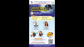 Webinar on “Leadership Skills for Chartered Accountants” - 11052024