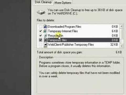 How To Clear Alot of Diskspace Win Xp/Vista How To Clear Alot of Diskspace Win Xp/Vista