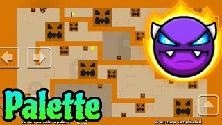 Palette by nnexterr 100% (Platformer Easy Demon) - Geometry Dash 2.2