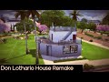 The Sims 2// Don Lothario Remake //The Sims 4: Speed Build