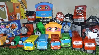 Unboxing Mencari Mainan Bus Tayo, Robocar Poli Amber Helly dan Roy, Perahu Layar, Mobil Polisi, #1k