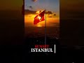 sultan ahmet istanbul sunset turkish flag istanbul sunset istanbul drone view