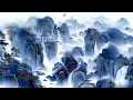 chinese inspired 1 hour tv art of serene landscapes in 4k digital