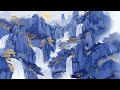 chinese inspired 1 hour tv art of serene landscapes in 4k digital