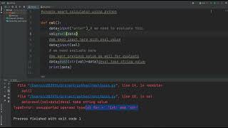 Create smart calculator using python | eval | python | tutorial | interview question