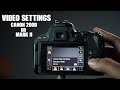 Best Video Settings for Canon 200D mark ii