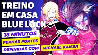 SUPER TREINO DE PERNAS inspirado em MICHAEL KAISER DE BLUE LOCK | Força e Hipertrofia