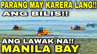 HALA! BULLDOZER SA MANILA BAY RECLAMATION UNAHAN SA ARARO PARANG KARERA!! PASAY AREA