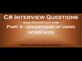 Part 4   What are the advantages of using interfaces