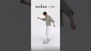 Short cute CM of Hogan feat. Gong Jun 今天开屏龚俊的Hogan小广告，很可爱#gongjun #龚俊