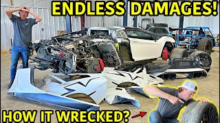Rebuilding A Wrecked Lamborghini Aventador SV Part 3