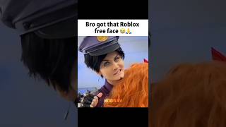 Bro got that Roblox free face 😭🙏