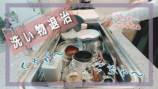 【食器洗い】仕事から疲れて帰ってきたら大量の洗い物に襲われた主婦【てきとー日記】