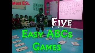 212 - Easy Alphabets Games | ESL games for ABCs | Review letters | Mux's ESL games |