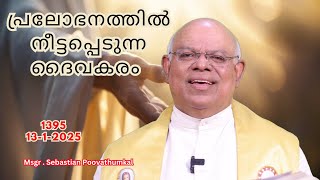 പ്രലോഭനത്തിൽ നീട്ടപ്പെടുന്ന ദൈവകരം  ( 13 /1/2025 - 1395 )