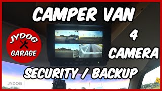 Camper Van 4 camera Video Surveillance Review Haloview MC7108