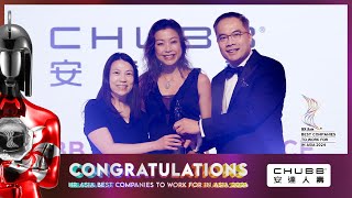 CHUBB LIFE INSURANCE HONG KONG LIMITED - 2024 Hong Kong HR Asia Best Companies to Work for in Asia