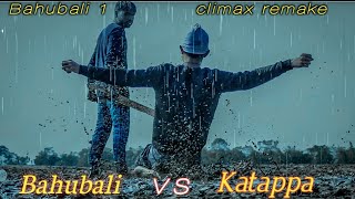 BAHUBALI vs KATAPPA || Bahubali 1 movie best fight scenes || Katappa Recognises Bahubali | Prabhas