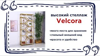 Красивый стеллаж для книг Velcora. Купить модный стеллаж в комнату в Калининграде и области