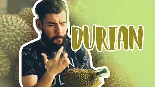 Mexican tries durian in Malaysia (The king of fruits)