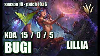 【韓国サーバー/GM】V3 Bugi リリア(Lillia) VS FPX Doinb シヴァーナ(Shyvana) JG - Patch10.16 KR Ranked【LoL】