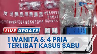 Polsek Banda Sakti Tangkap Pengedar Narkoba Jenis Sabu di Lhokseumawe, Ada Satu Wanita \u0026 Empat Pria