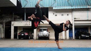 STUNT VIET NAM: VÕ THUẬT Cascadeur (clb cascadeur Quoc Thinh)