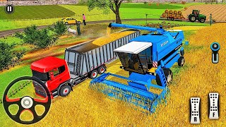 Real Farming Tractor Driving Games 2020 - New Harvester Simulator - Android Gameplay