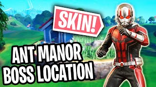 *NEW* ANT MAN SKIN AND BOSS LOCATION IN FORTNITE SEASON 4! (Top Leaks of the Week #1)